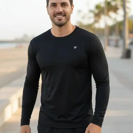 Camisa Térmica Voker Segunda Pele Proteção Solar Uv Dry Fit