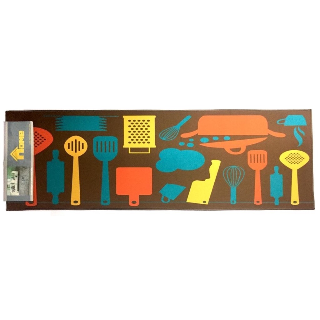 Tapete De Cozinha Poliéster 120x40cm - HM9525