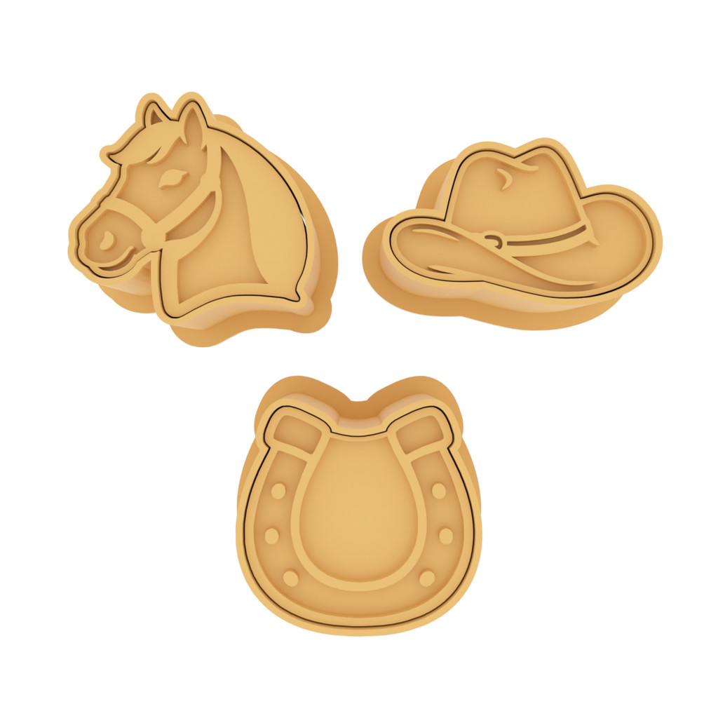 Ejetor e Modelador Cowboy Country para Brigadeiro Docinhos Molde Festa Confeitaria