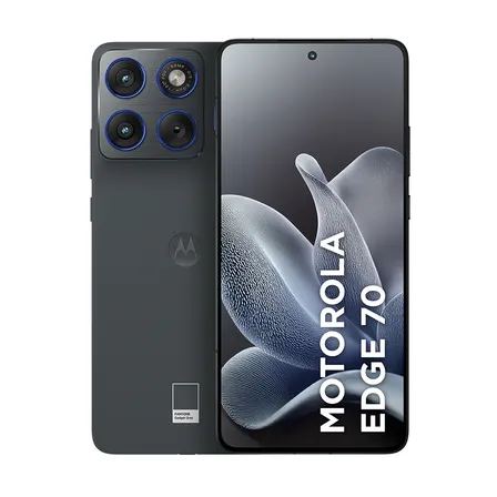 Smartphone Motorola Edge 70 5g - 256gb 8gb Ram + 16gb Ram Boost, Ultrafino, 3 Cameras 50mp, Tela 1.5k Extreme Amoled 120hz - Preto