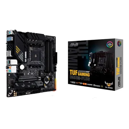 Placa Mãe Asus Tuf Gaming B550m-plus Ddr4 AMD Am4 mATX RGB
