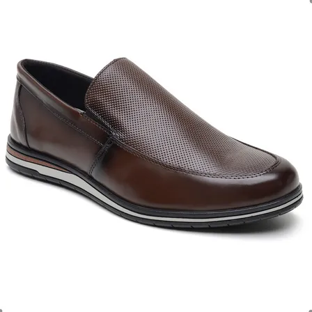 Sapato Masculino Couro Legitimo Confortável Oxford Loafer