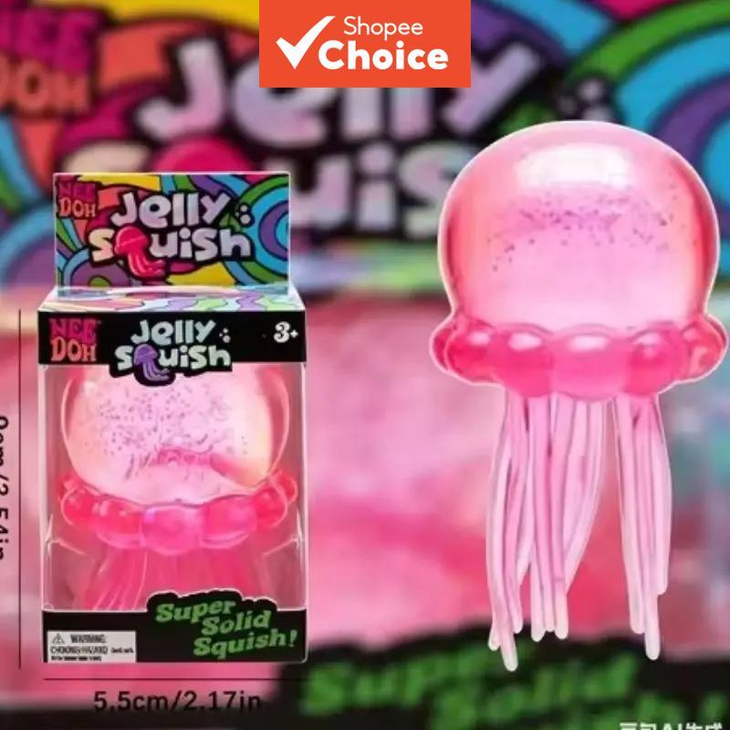 Novo Schylling Medusa Cura Série Needoh Agradável Cubo Alívio Do Estresse Pitada Brinquedo Crianças Presente Para Adulto