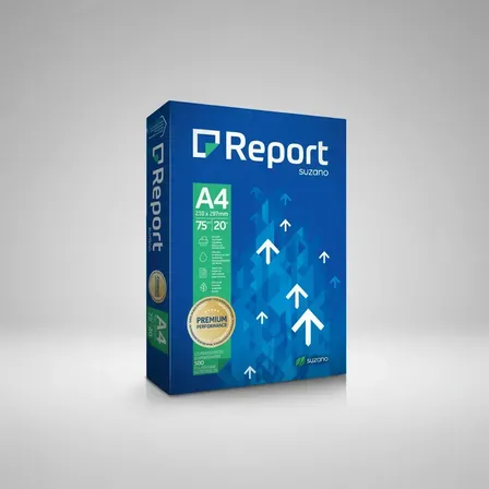 Papel Report Premium A4 75g Branco Pacote 500 Folhas