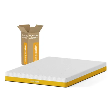 Colchão Casal Sleepcalm Elemental Firme - Espuma com Adaptabilidade 138x188cm