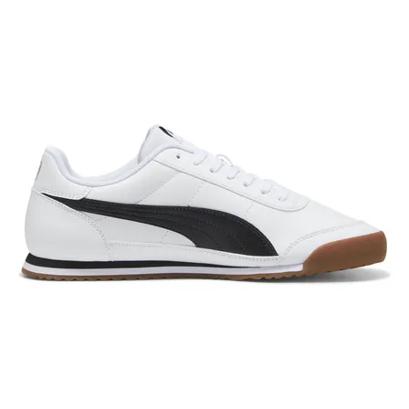Tênis Masculino E Feminino Turino Ii Puma Puma White-puma Black-cool Light Gray Liso 40 Eu