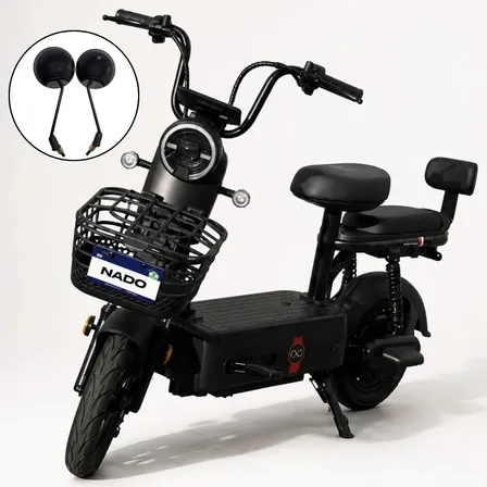 Bicicleta Elétrica NADO C2 com Motor 1000W e Bateria de Lítio Removível 48V