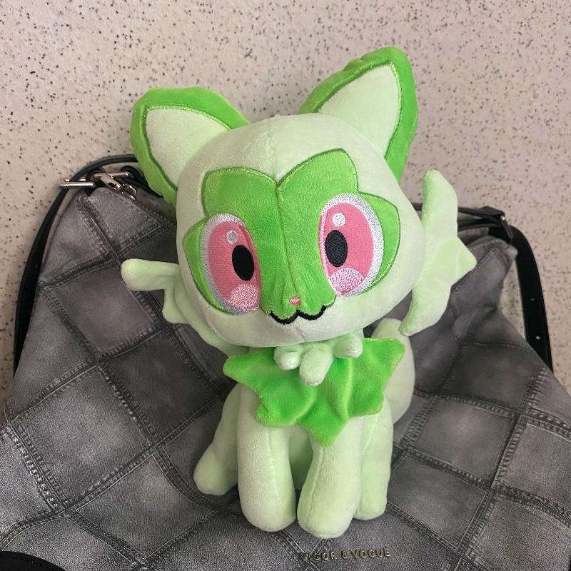 Pokemon Pelúcia Pikachu Sprigatito Mew Celebi Plushies Fuecoco Elekid Quaxly Brinquedos Hobbies Coleção De Crianças Pres