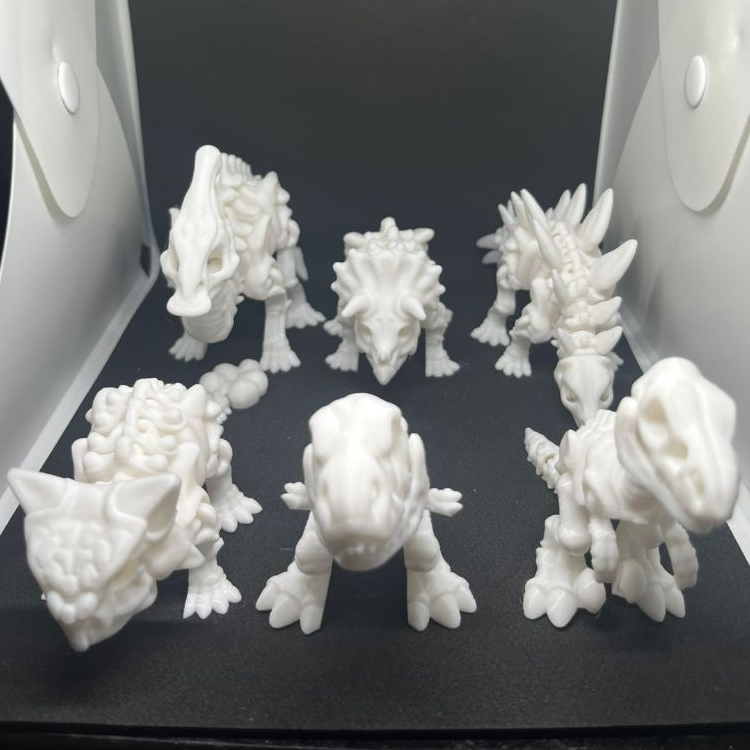 Dinossauro Esqueleto Articulado | Kit com 6 |Brinquedo Articulações Móveis Presente Criativo