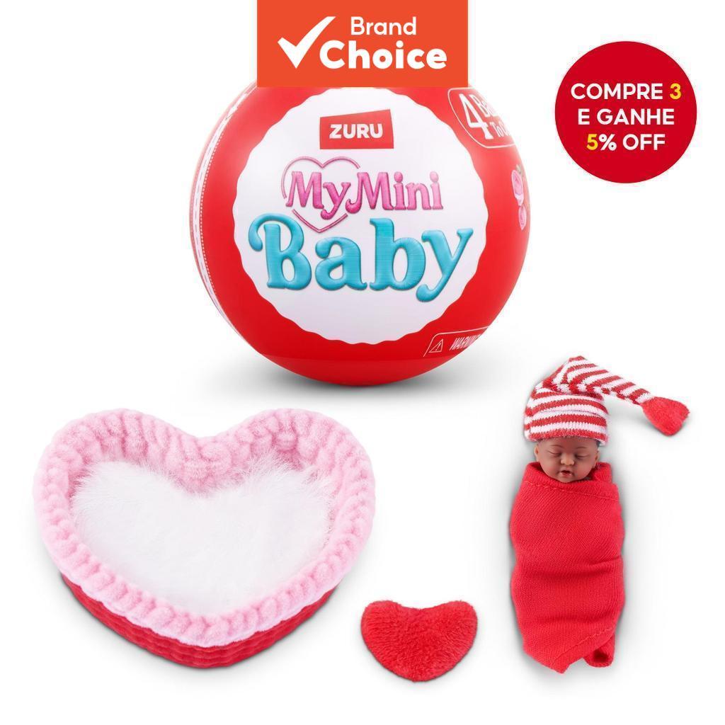 ZURU Mini Bebê # Surprise Caixa Cega De Ovo Girls Brinquedos Collectible Bonecas Parent-Conjunto Infantil Gifts Para Mai
