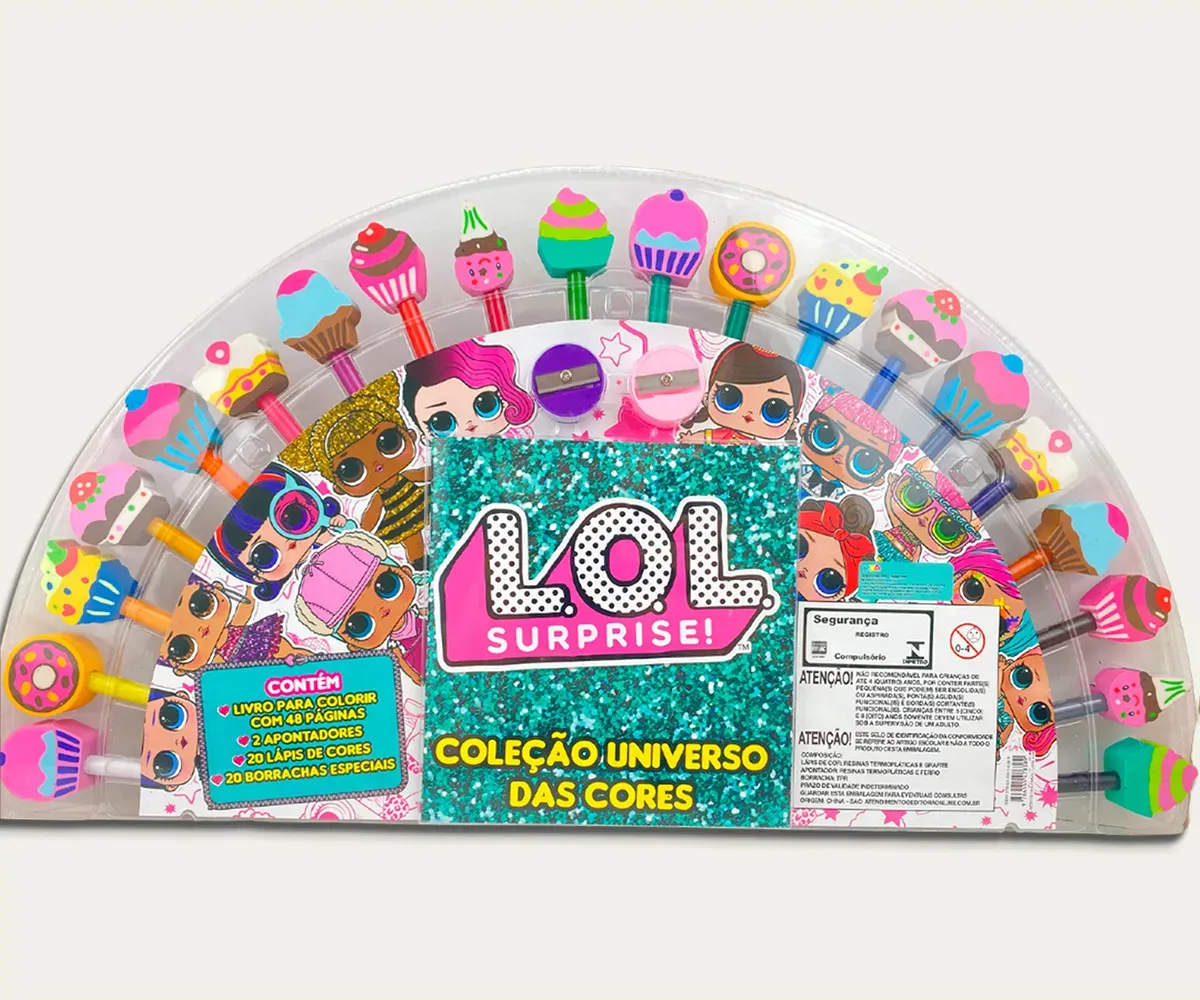 Coleção Universo das Cores - L.O.L Surprise - On Line Editora - Capa Mole