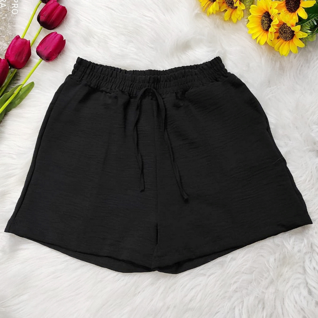 Short Duna Feminino Básico Leve Verão Atlético