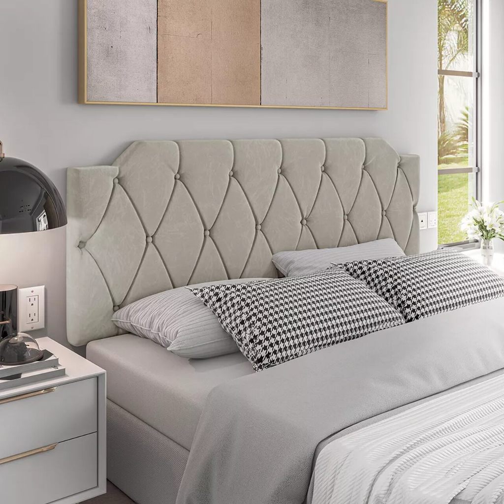 QUEIMA DE ESTOQUE PROMOÇÃO! Cabeceira Box Estofada Painel Quarto Painel Queen 1,60 - Cores KELLY