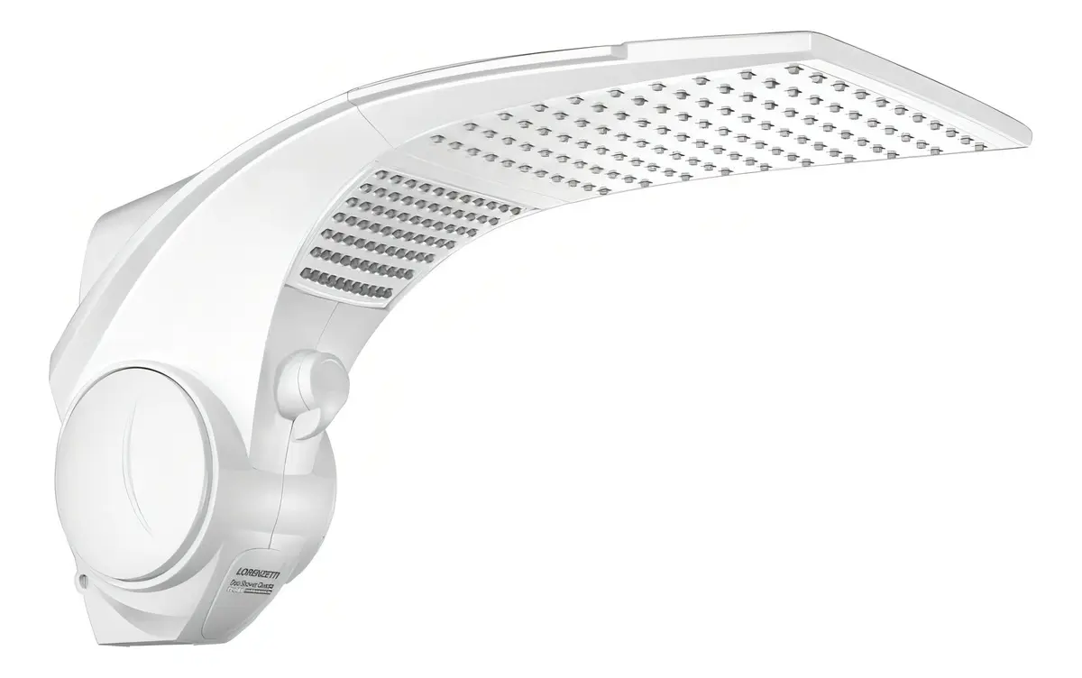 Chuveiro Eletrônico Lorenzetti Duo Shower Quadra Multitemperaturas 7500W Branco