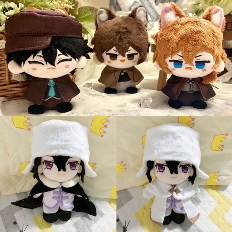 Novo ! Novo ! Anime Bungo Stray Dogs Fyodor De Pelúcia Dostoyevsky Boneca 10CM Roupas De Brinquedo Traje Presente