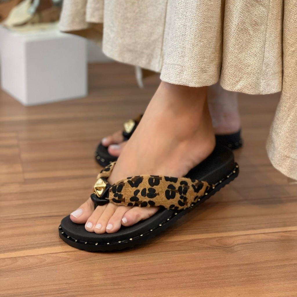 Chinelo Feminino Papete Confortável Anatômico Conforto Casual Lindo