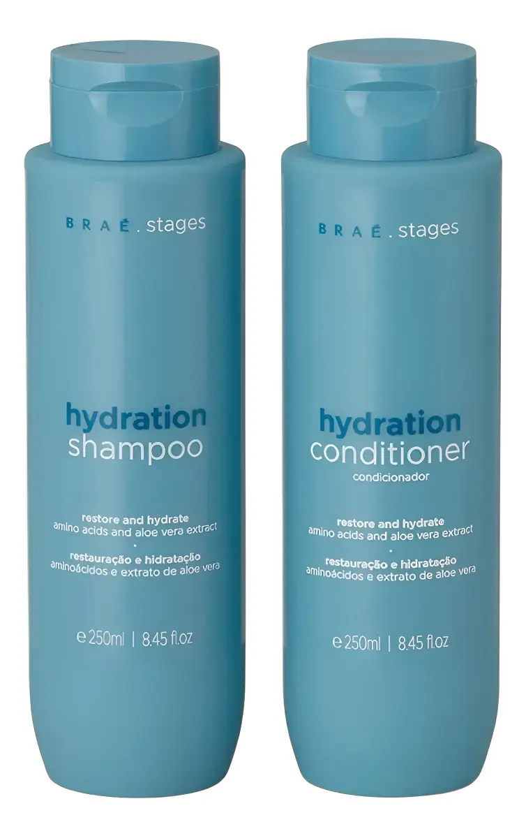 Kit Braé Stages Hydration Shampoo E Condicionador - 2x250ml