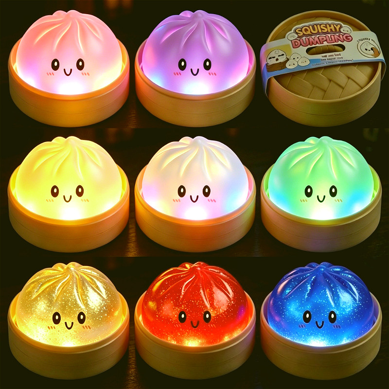 Brinquedo sensorial de apertar com 8,5 cm, contas com glitter e vaporizador.