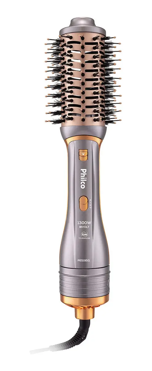 Escova Secadora Philco Pes19sg 3 Acessórios 1300w Cor Prata