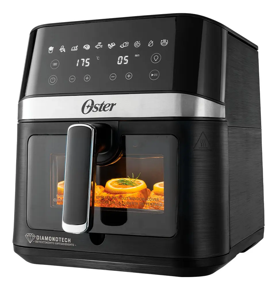 Fritadeira Diamondtech Oster 6l Com Visor Transparente