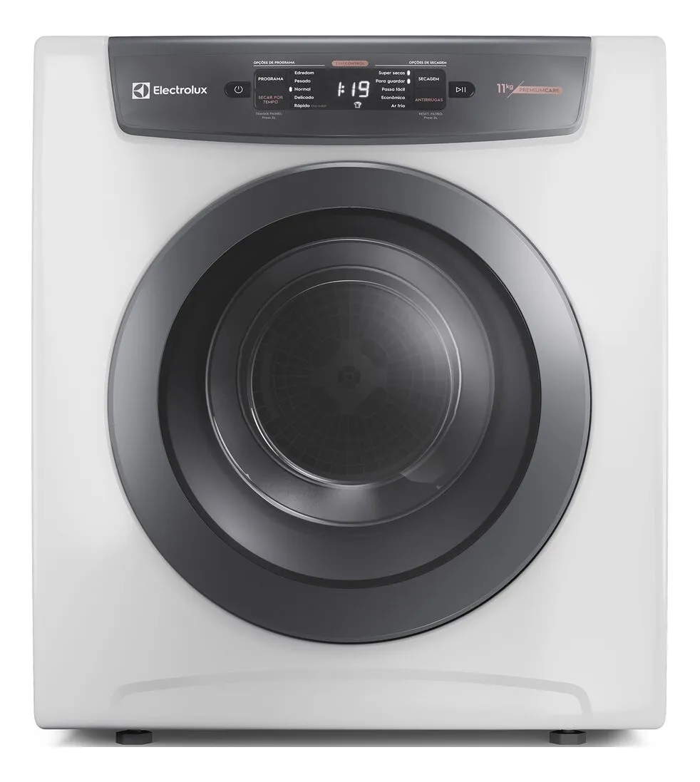 Secadora De Roupas De Parede E Piso 11 Kg Timer Electrolux Branco 220v