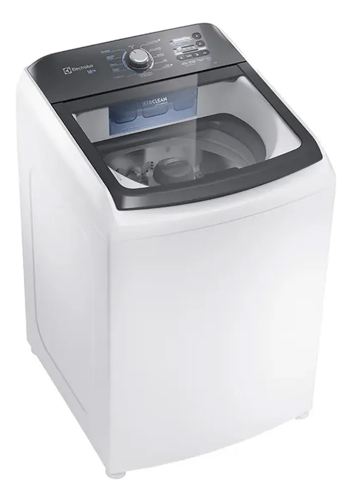 Máquina De Lavar Electrolux 18kg Inox Lee18 Automática 110v Branco
