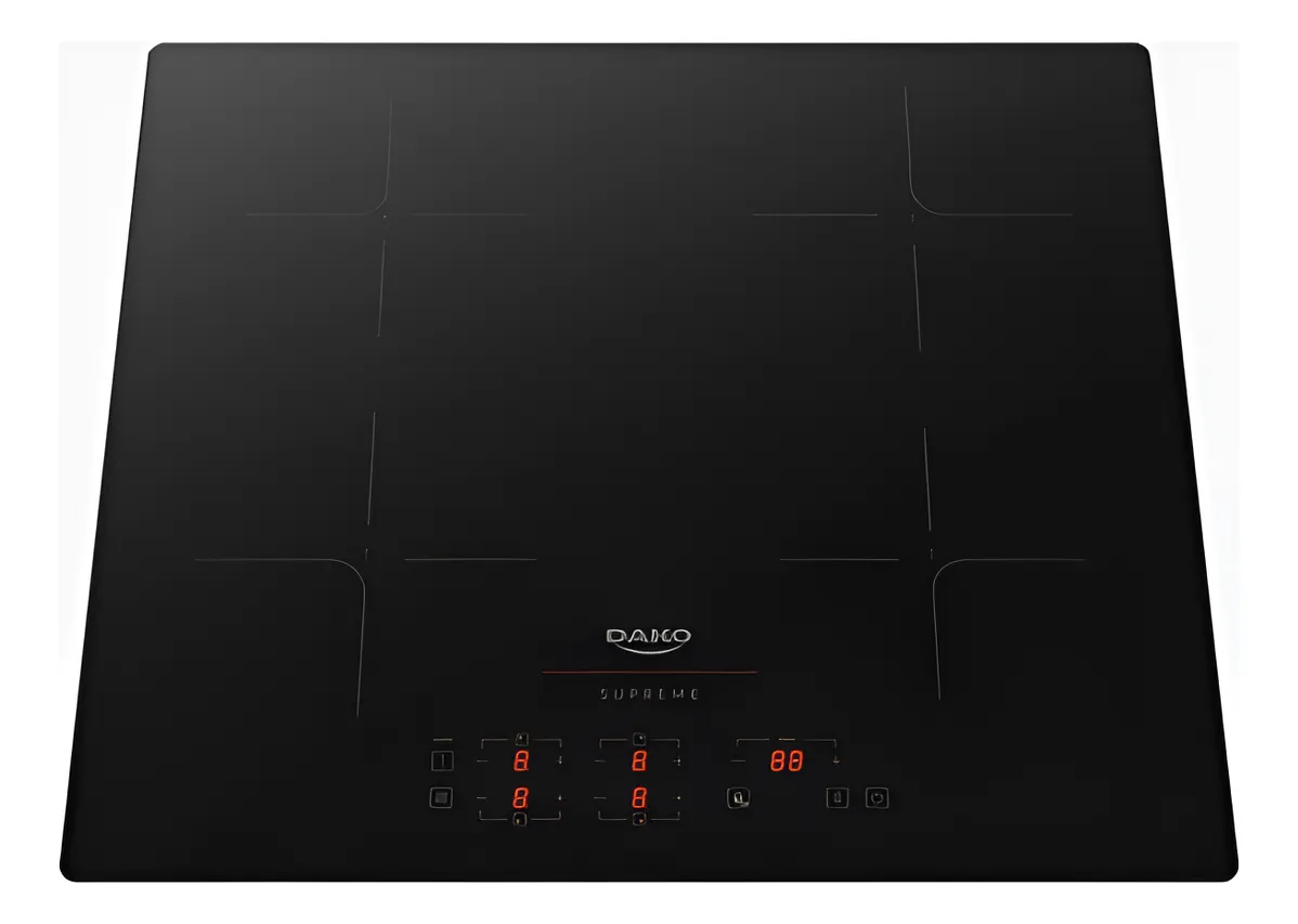 Cooktop De Indução 4 Zonas Dako Supreme 7200w Preto 220v Preto 220v