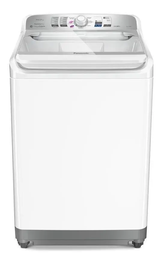 Máquina de Lavar NA-F140B1W 14KG Com Sistema Ciclone Cor Branco Panasonic