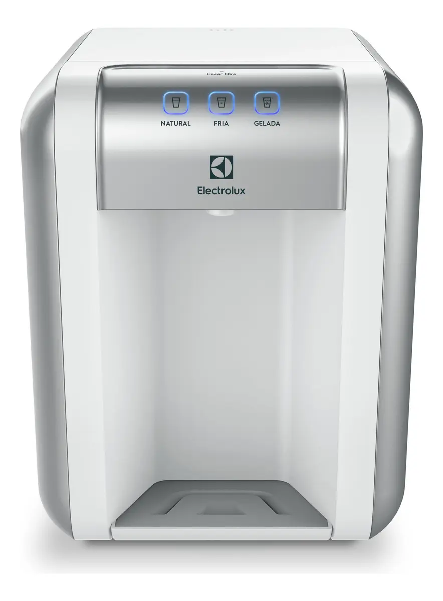 Purificador Electrolux Eletrônico Compacto Efficient Painel Digital Bivolt Branco PE11B Bivolt