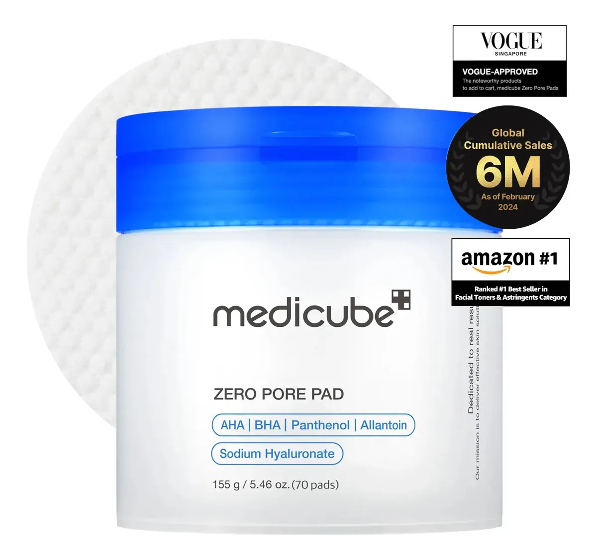 Medicube - Zero Pore Pads 2.0 (70 Pads) - ORIGINAL