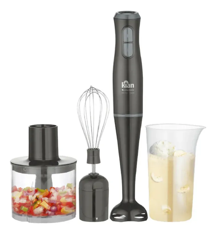Mixer 3 Em 1 Multifunções 2 Velocidades 350w Cinza 110v - Kian